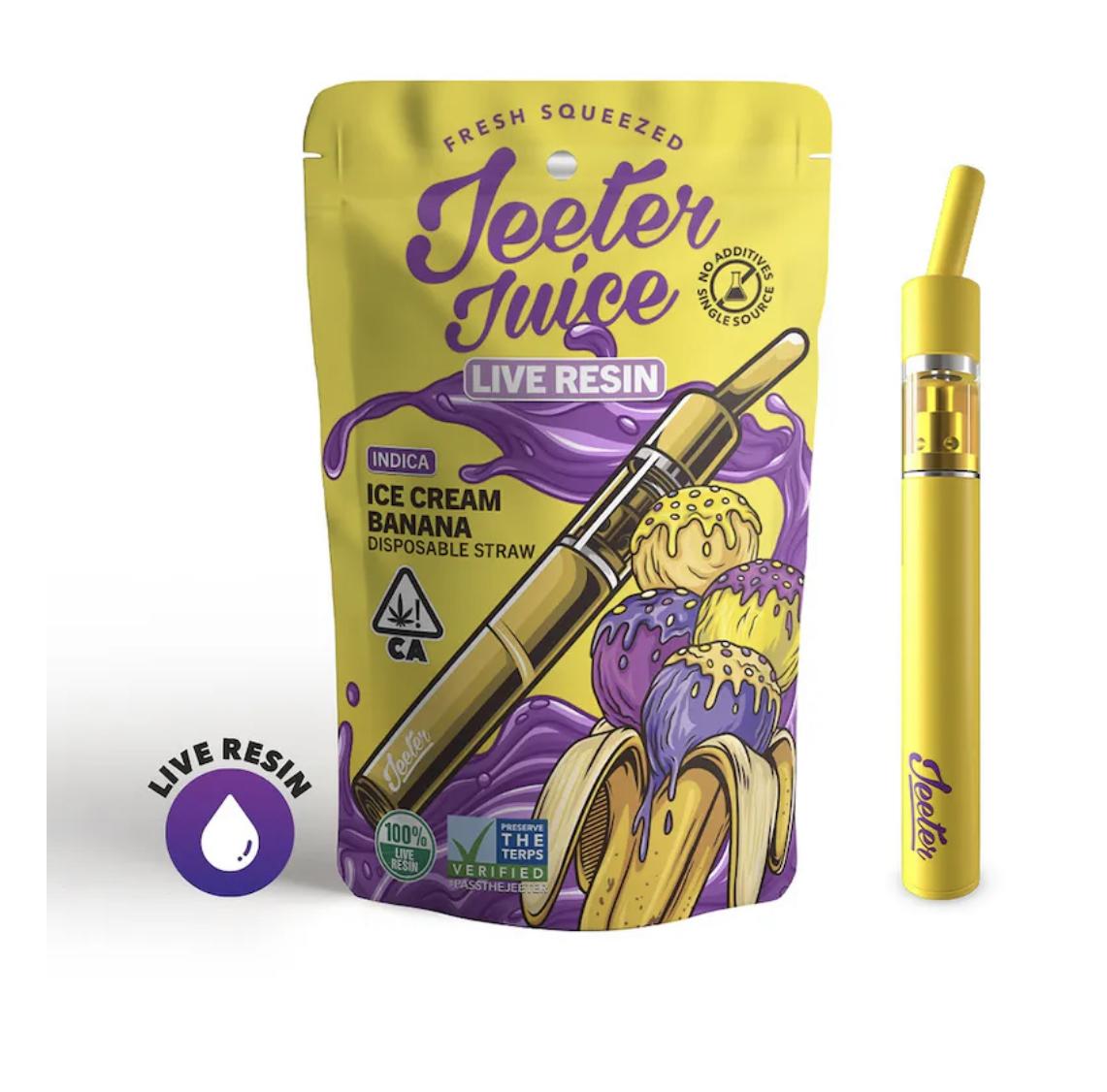 Jeeter Juice Live Resin — Ice Cream Banana