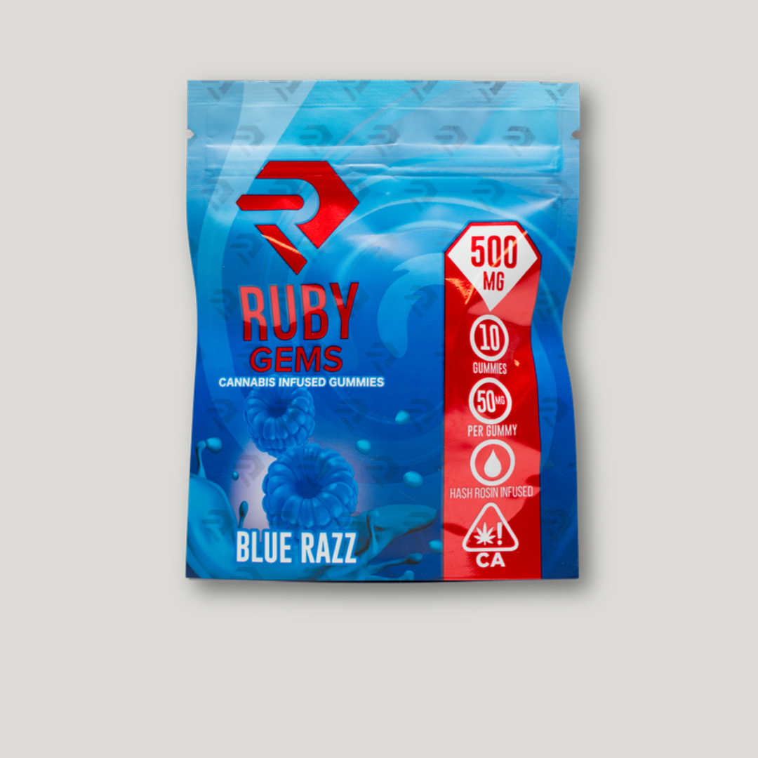 Ruby Gems Edibles — Blue Razz