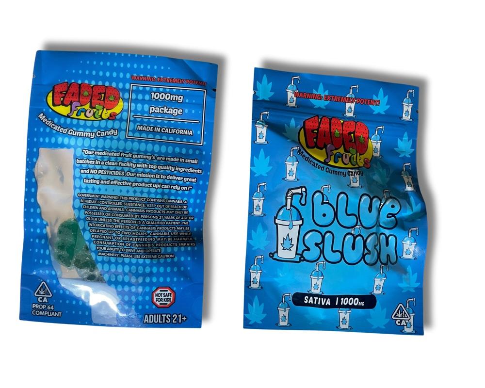 Blue Slush Medicated Gummies 1000Mg image