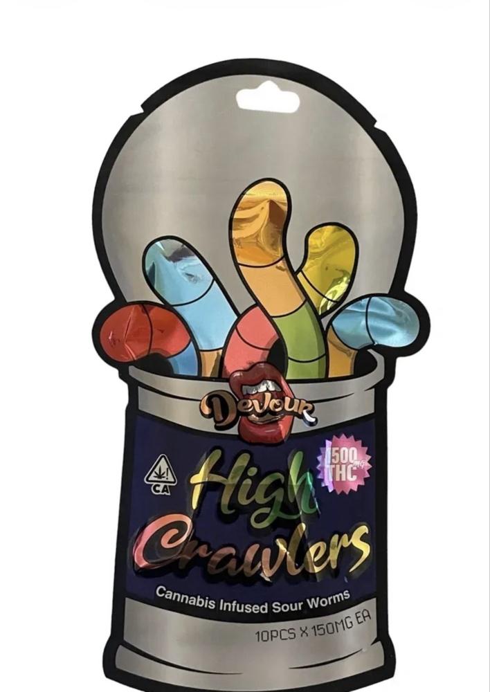 High Crawlers Sour Worms 1500Mg image
